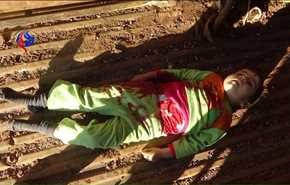 صورة : استشهاد طفلة بقصف المسلحين الفوعة في ريف إدلب