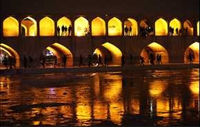جاری شدن آب در رودخانه زاینده رود اصفهان | تصاویر