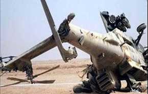 القوات اليمنية تسقط طائرة أباتشي تابعة لقوى العدوان في أطراف ذباب بتعز