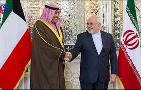 محادثات بين وزيري الخارجية الايراني والكويتي بطهران+صور