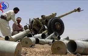 هلاکت فرمانده متجاوزان در حمله توپخانه ارتش یمن