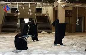 خودسوزی زن داعشی در موصل