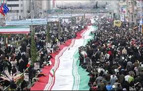مسيرات ذكرى انتصار الثورة الاسلامية رد مزلزل على تهديدات امريكا
