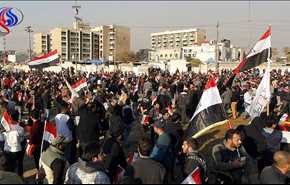 فيديو.. تظاهرات التيار الصدري في بغداد ضد مفوضية الانتخابات