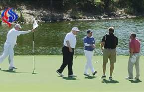 ترامب وآبي في فلوريدا للعب الغولف ام لبحث 