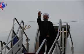 شاهد: الرئيس روحاني يغادرطهران في جولة إلى عمان والكويت
