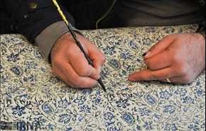هنر«قلمکاری» روی پارچه در اصفهان| تصاویر