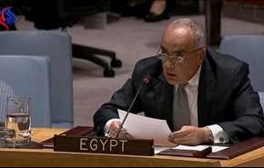 شاهد كيف علق مندوب مصر بمجلس الامن على الاتهامات ضد دمشق!