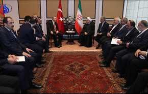 روحاني لأردوغان: نعارض اي انتهاك لسيادة دول المنطقة