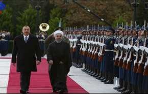 استقبال رسمی دکتر روحانی از رییس جمهوری آذربایجان