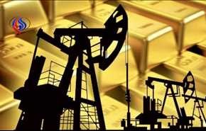 کاهش بهای نفت و تثبیت فلز زرد