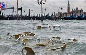 ونیز و 33 شهر ایتالیا زیر آب می روند!+عکس