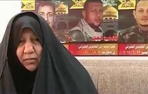 بالفيديو .. والدة قيادي بالحشد الشعبي تناشد الحكومة لتحرير ولدها