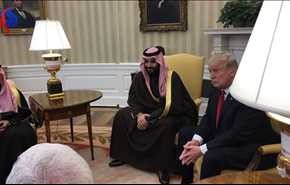 محمد بن سلمان در کاخ سفید با ترامپ دیدار کرد