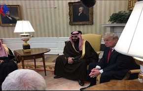 «ترامب» يلتقي «محمد بن سلمان» في البيت الأبيض+فيديو