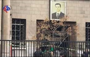 فیلم و تصاویر انفجار انتحاری درساختمان دادگستری دمشق
