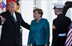 تصاویر... دیدار صدر اعظم آلمان با ترامپ در کاخ سفید