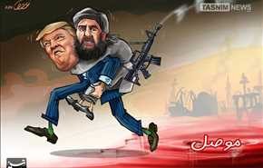 فرار ابوبکر بغدادی توسط امریکا ! | کاریکاتور