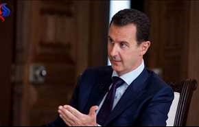 الأسد يرد على تهديد 