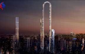 طراحی بلندترین برج دنیا به شکل U + تصاویر
