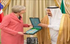 اعطای عالی‌ترین نشان عربستان به نخست وزیر انگلیس