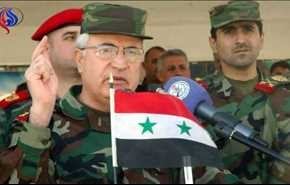 بازدید رئیس ستاد ارتش سوریه از پایگاه الشعیرات