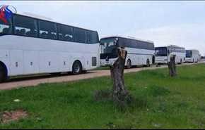 حرکت اتوبوس‌ها از کفریا و پیمان شکنی تروریست‌ها