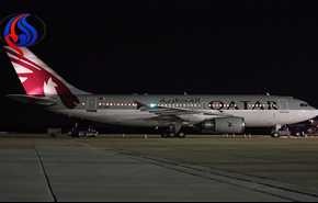 طائرة قطرية بمطار بغداد لنقل 26 قطريا كانوا مختطفين من العائلة الأميرية
