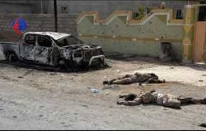 انهدام 2 خودروی بمب گذاری شده داعش در عراق