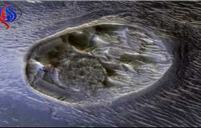 تپه نقره‌ای مریخ از لنز دوربین ناسا