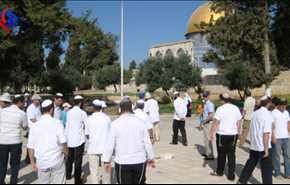 اقتحامات متواصلة للأقصى واندلاع مواجهات مع الاحتلال بنابلس