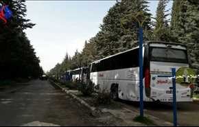 ورود 10 اتوبوس اهالی فوعه و کفریا به حلب