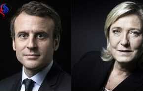 فرنسا تعلن ماكرون ولوبان في الجولة الثانية للانتخابات