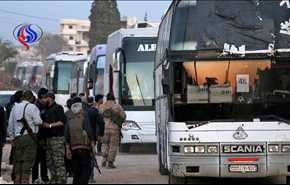 انتقال 200 نفر از محله الوعر حمص