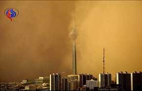 طوفان تهران را با سرعت ۷۲ کیلومتر بر ساعت درنوردید