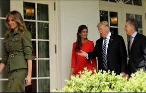 ما هو سعر الفستان العسكري الذي ارتدته زوجة ترامب؟!