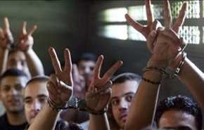 ادامۀ اعتصاب غذای اسرای فلسطینی در زندانهای اشغالگران
