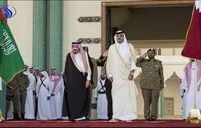 الملك سلمان يتجاهل استقبال أمير قطر بالمطار