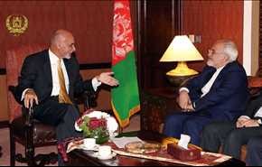 ظریف با رئیس جمهور افغانستان دیدار کرد