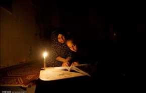 غزه در هنگام شب‎ | تصاویر
