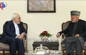 ظريف يلتقي بالرئيس الأفغاني السابق حامد كرزاي