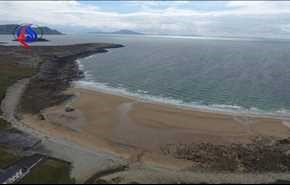 ساحلی در ایرلند پس از 33 سال نمایان شد!+عکس
