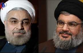 السيد نصرالله يهنئ روحاني باعادة انتخابه رئيسا لايران
