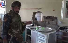 فيديو، شاهد ماذا وجدت القوات العراقية في وكر للدواعش بحي الزنجيلي