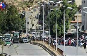 خروج آخرین گروه تروریست‌ها از برزه دمشق