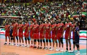 فوز المنتخب الايراني للكرة الطائرة على نظيره الأرجنتيني/صور