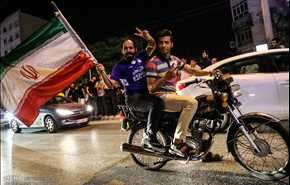 شادی مردم اهواز پس از صعود تیم ملی فوتبال به جام جهانی روسیه | تصاویر