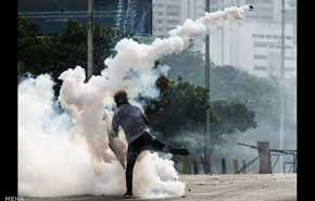 تداوم درگیری ها در کاراکاس | تصاویر