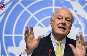 دي ميستورا يعول على لقاء بوتين وترامب لتحريك مفاوضات جنيف