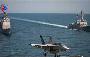 پهلوگیری دو کشتی جنگی آمریکا در سواحل قطر